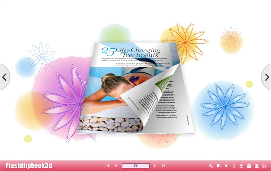 Flipping Book 3D Themes Pack: Aromatic software